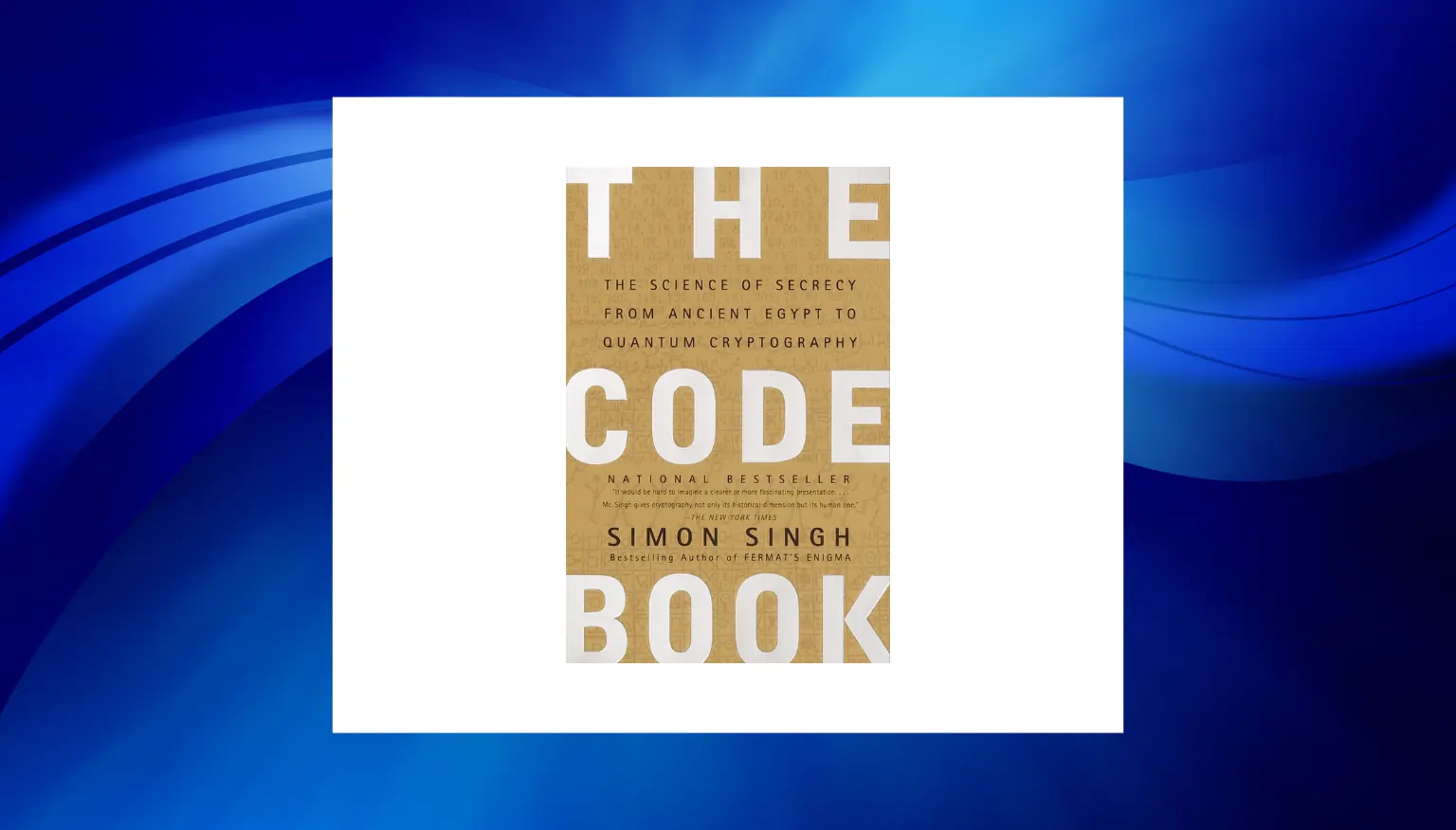 best cryptography books - The Code Book