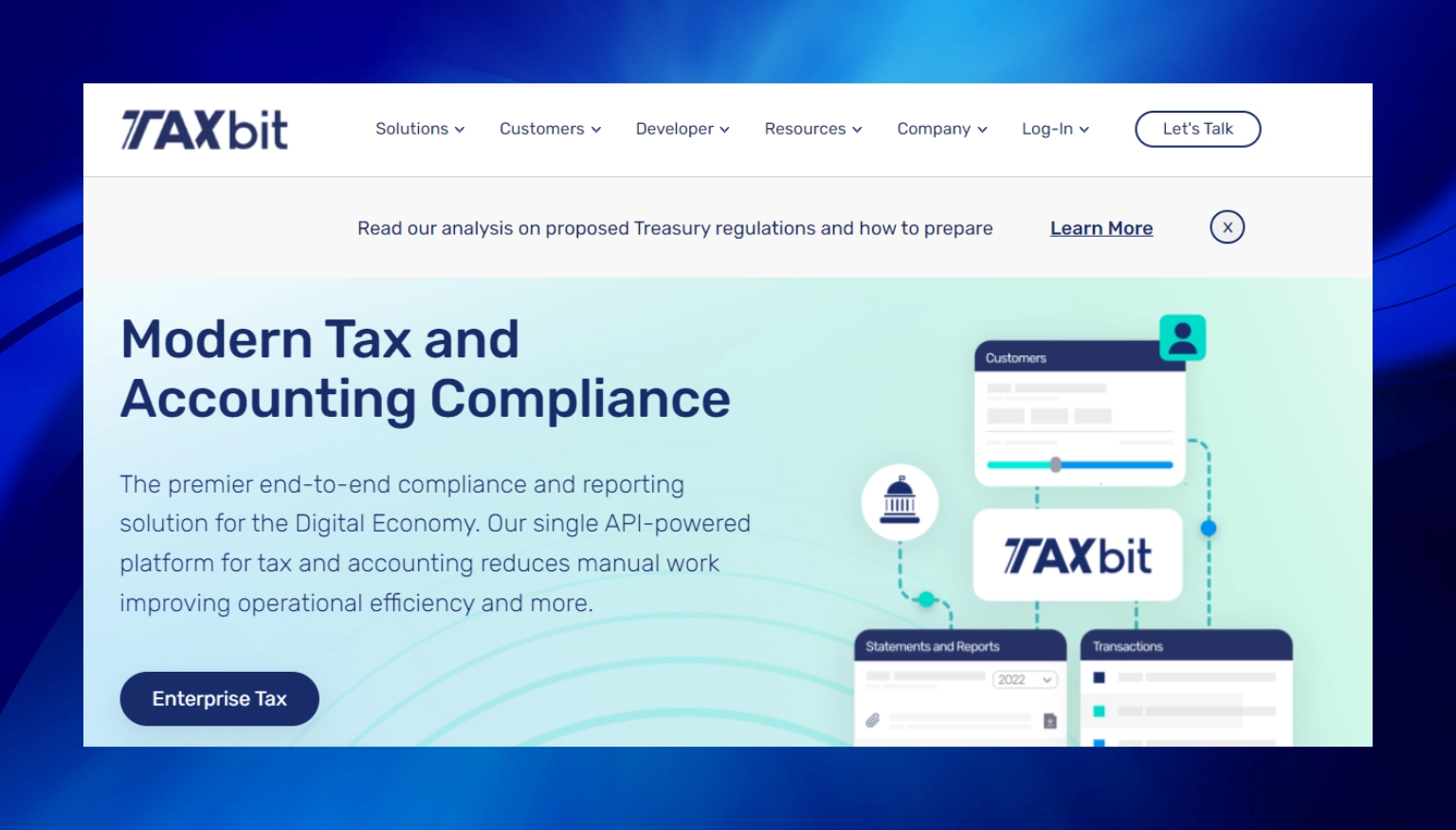 TaxBit for businesses- tax software for crypto accounting