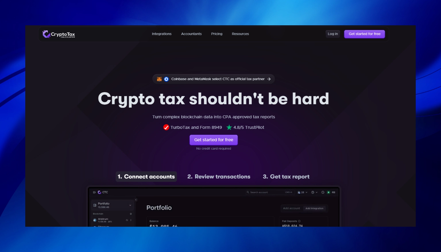 CryptoTaxCalculator for businesses - crypto accounting tools