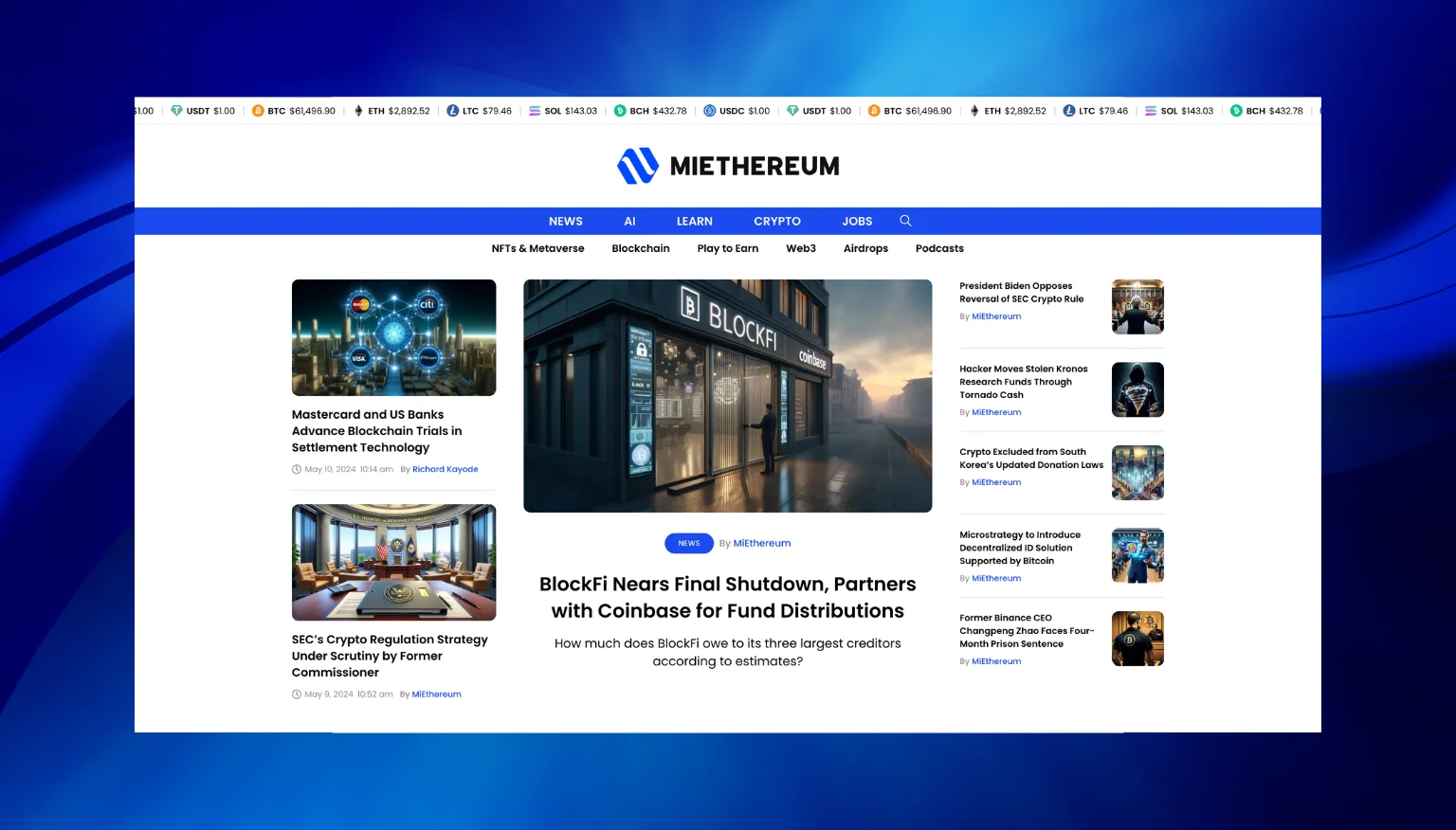 MiEthereum - Where to find remote blockchain jobs