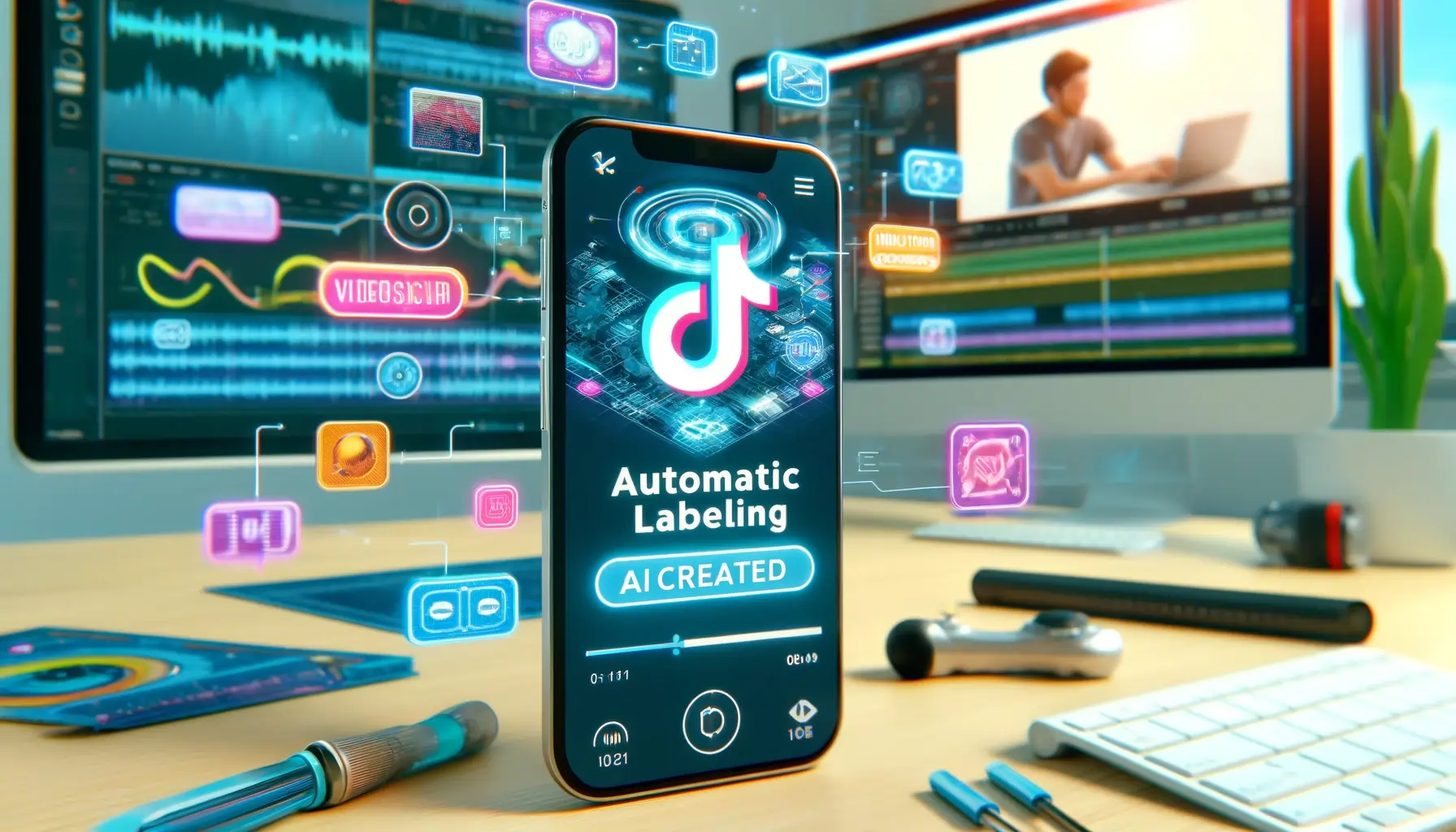 TikTok Introduces Automatic Labeling for AI-Created Content