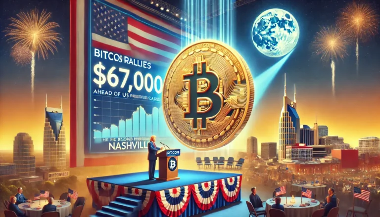 Bitcoin Hits $67K Again in Anticipation of Trump’s Nashville Speech