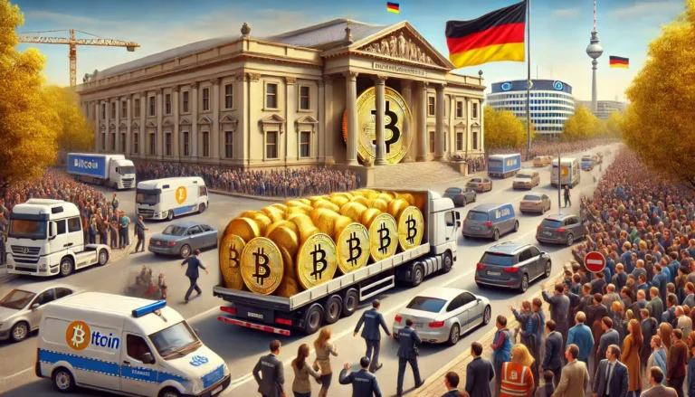 German Government Bitcoin Wallet Shrinks to 5,800 BTC Following Major Sale